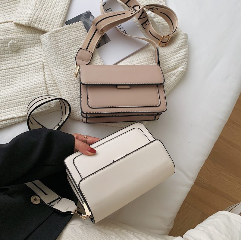 Pardillo Crossbody-håndtaske I Læder Med Flap Til Kvinder - Hvid