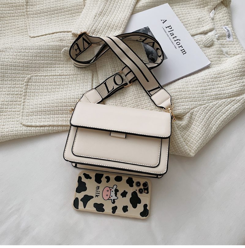 Pardillo Crossbody-håndtaske I Læder Med Flap Til Kvinder - Hvid