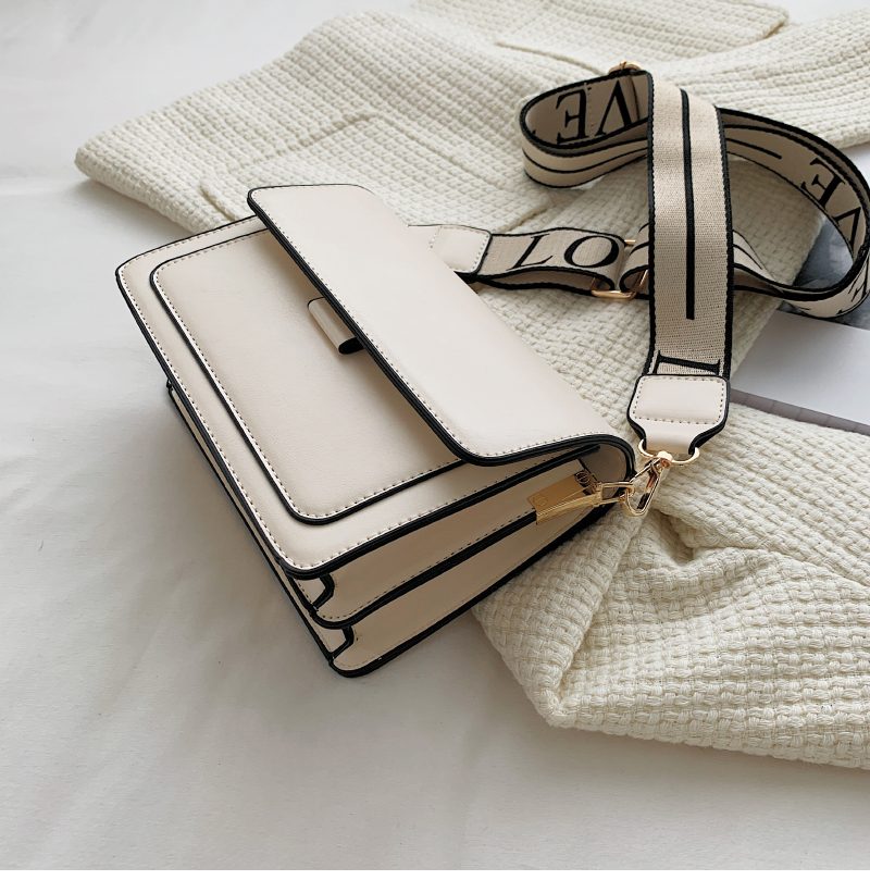 Pardillo Crossbody-håndtaske I Læder Med Flap Til Kvinder - Hvid