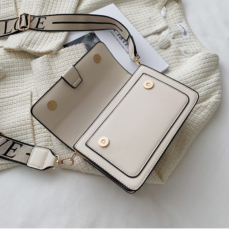 Pardillo Crossbody-håndtaske I Læder Med Flap Til Kvinder - Hvid
