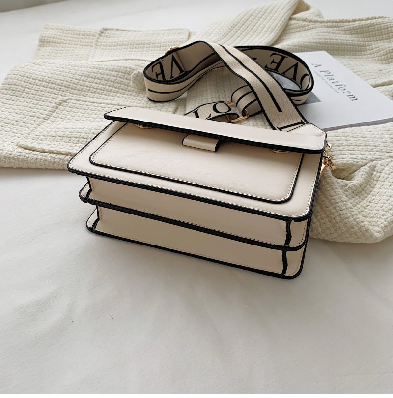 Pardillo Crossbody-håndtaske I Læder Med Flap Til Kvinder - Hvid