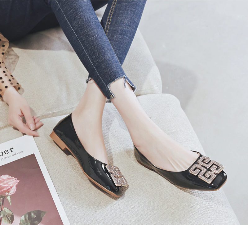 Patico Dame Loafer Sko - Sort