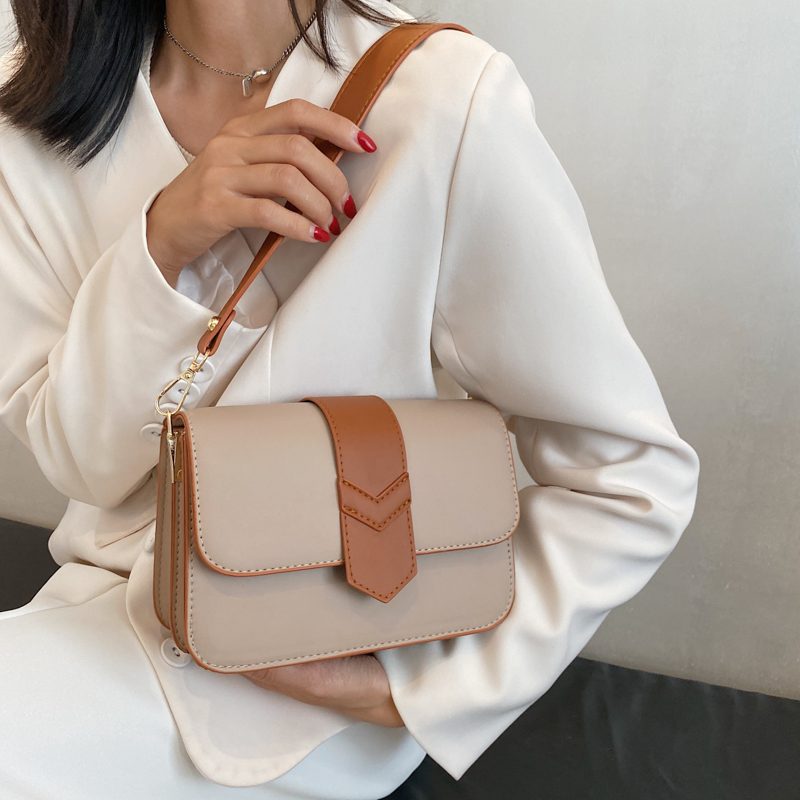 Patric Lille Designer Læder Crossbody Håndtaske Til Kvinder - Sort