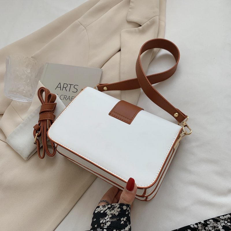 Patric Lille Designer Læder Crossbody Håndtaske Til Kvinder - Sort