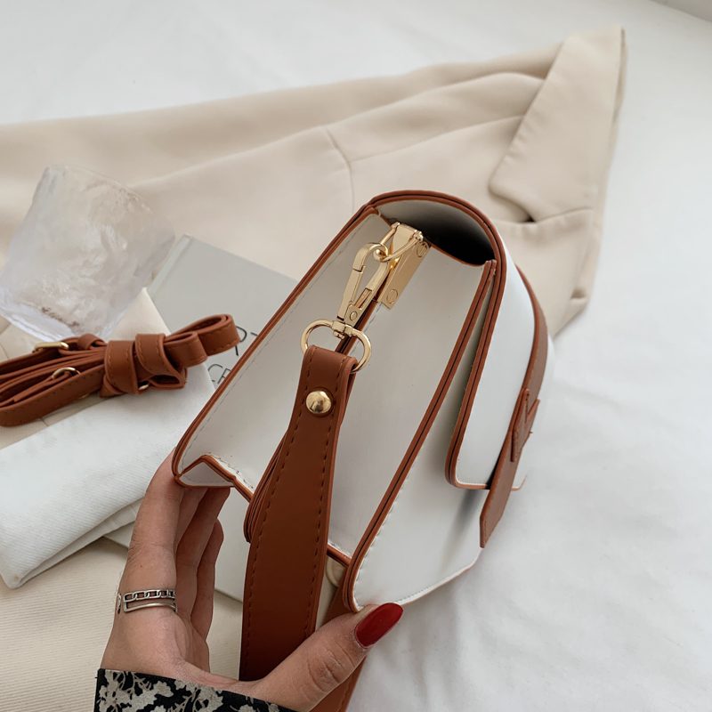 Patric Lille Designer Læder Crossbody Håndtaske Til Kvinder - Sort
