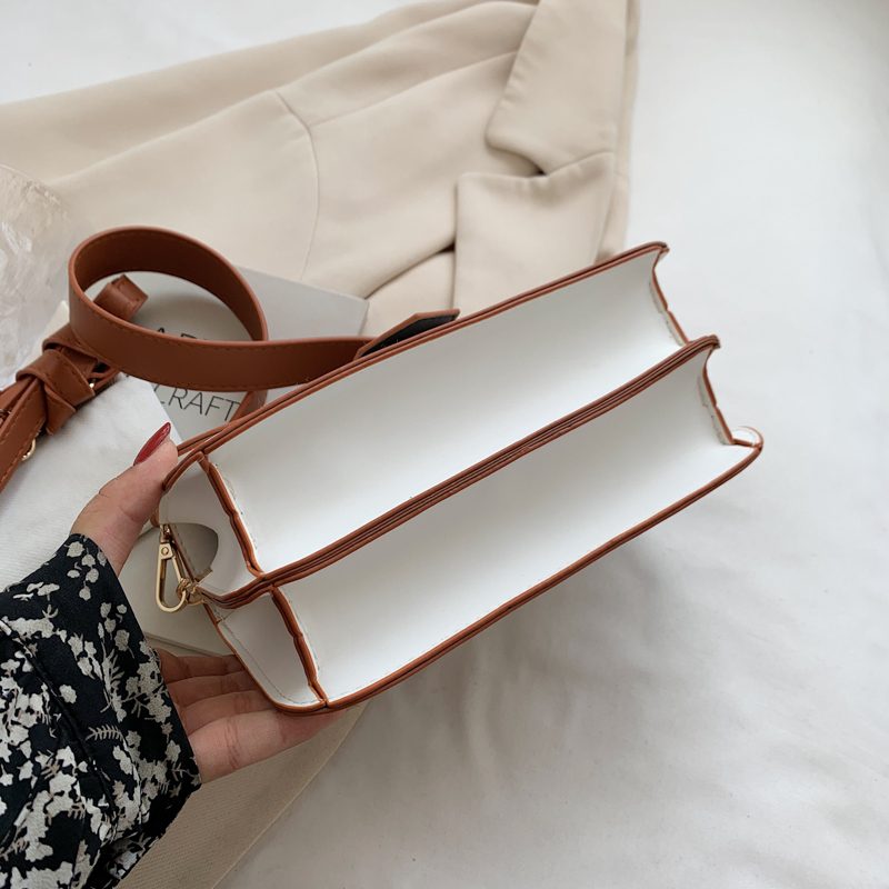 Patric Lille Designer Læder Crossbody Håndtaske Til Kvinder - Sort