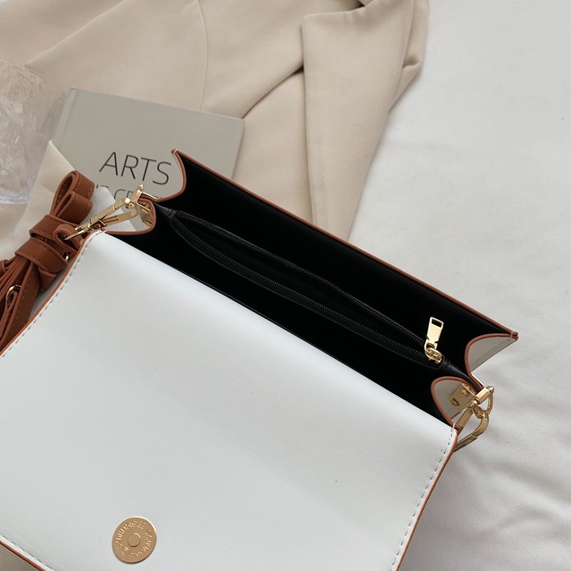 Patric Lille Designer Læder Crossbody Håndtaske Til Kvinder - Sort