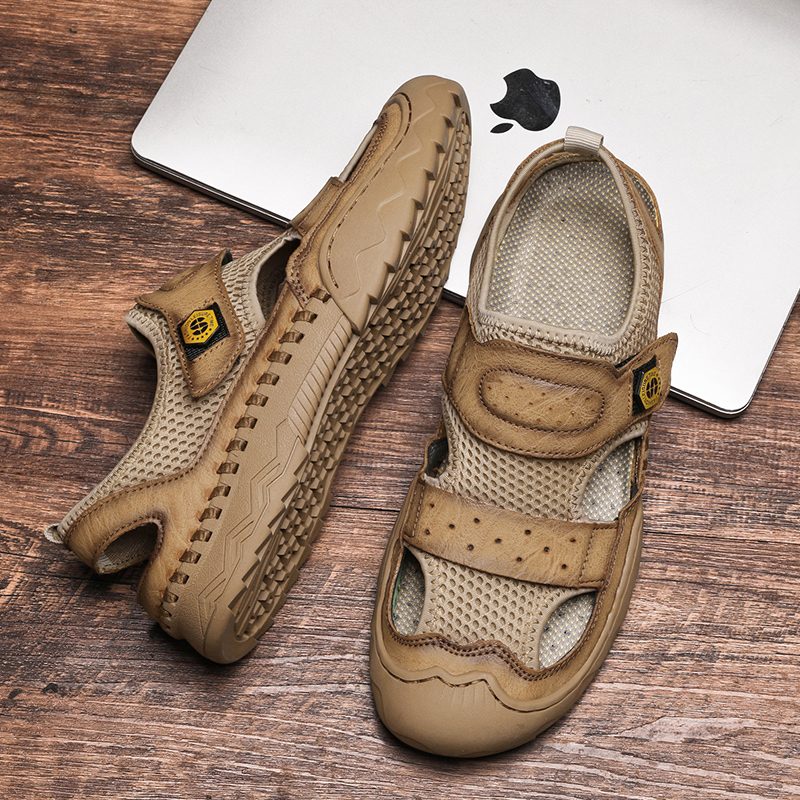 Patson Mode Sandal Til Mænd - Khaki