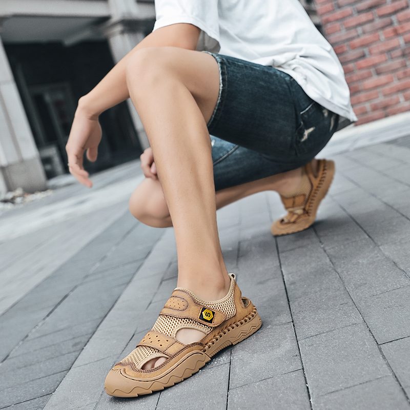 Patson Mode Sandal Til Mænd - Khaki