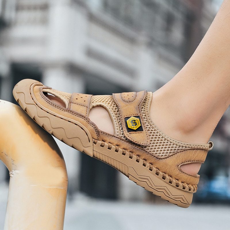 Patson Mode Sandal Til Mænd - Khaki