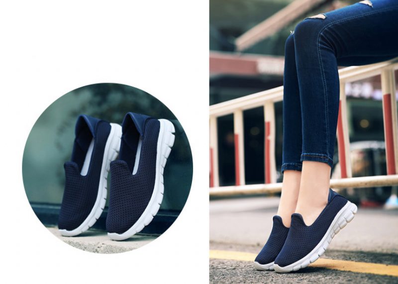 Pau Slip-on Sko Til Kvinder - Grå