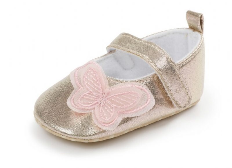 Paula Baby Piges Flade Sko - Guld