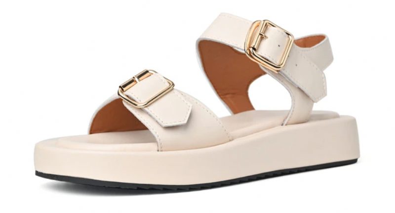 Peggy Flad Sandal Til Kvinder - Gul