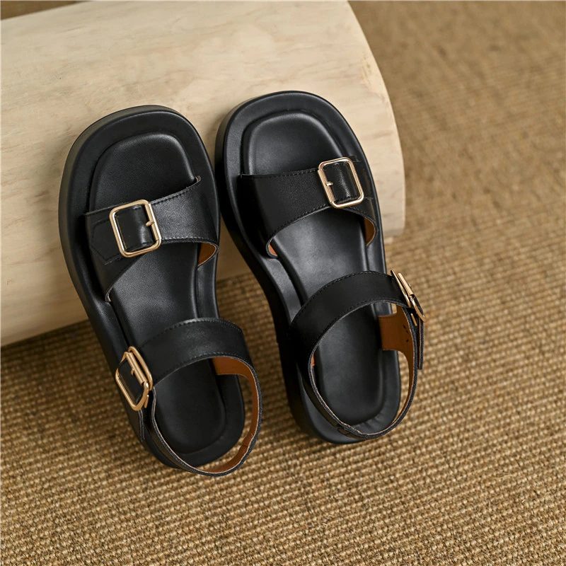 Peggy Flad Sandal Til Kvinder - Gul