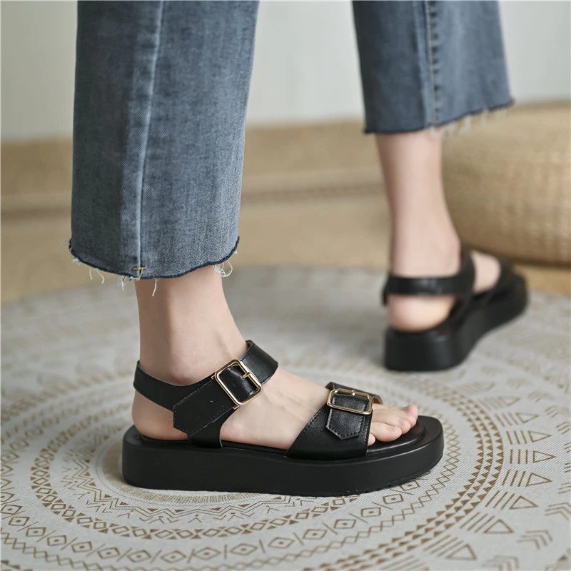 Peggy Flad Sandal Til Kvinder - Gul