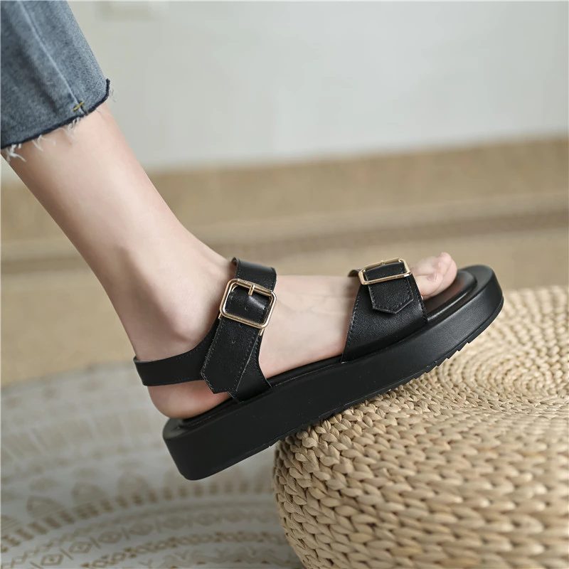 Peggy Flad Sandal Til Kvinder - Gul