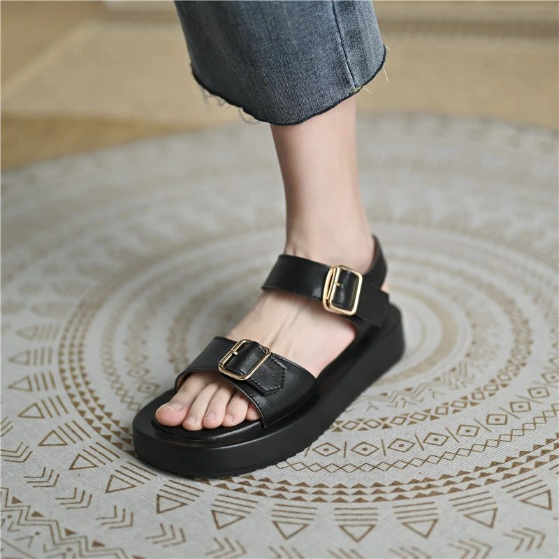Peggy Flad Sandal Til Kvinder - Gul