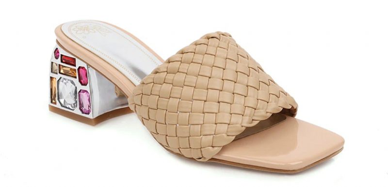 Peggy Højhælet Sandal Til Kvinder - Beige