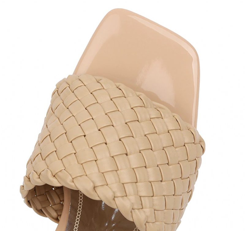 Peggy Højhælet Sandal Til Kvinder - Beige