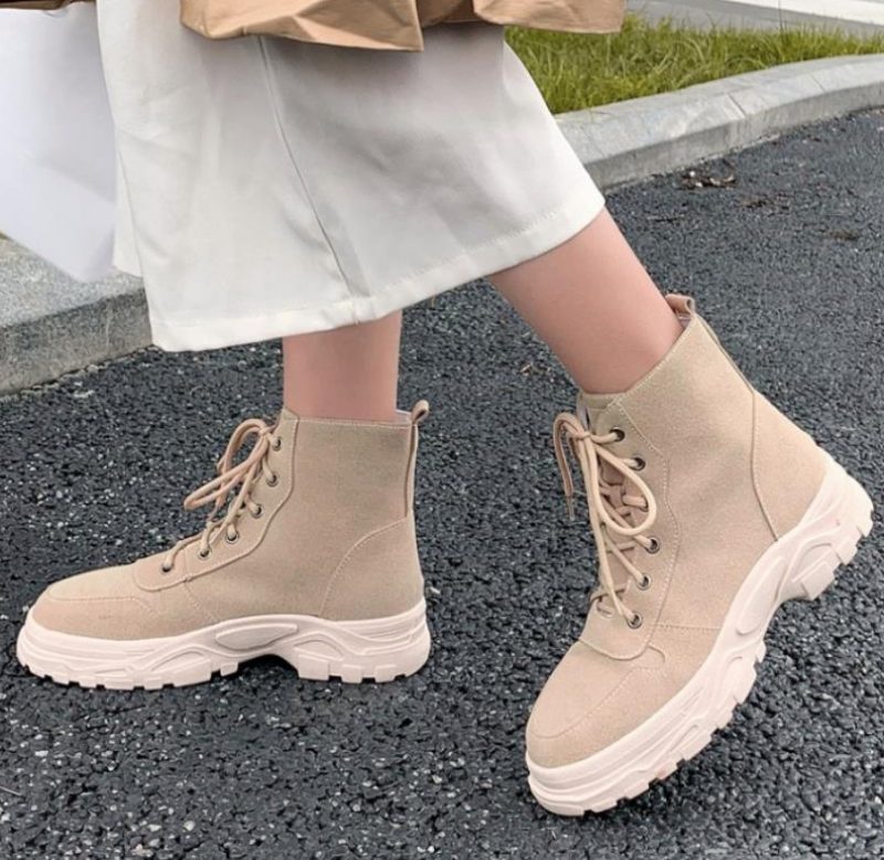 Pelae Støvler Ankelhøjde - Beige med pels
