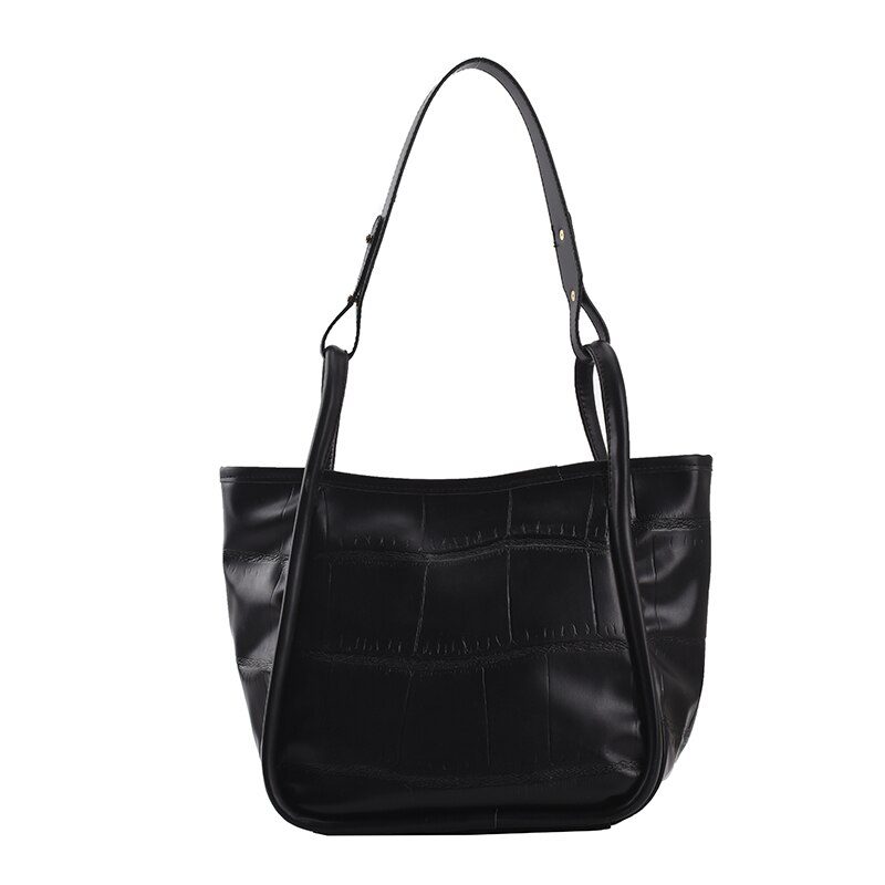 Peniche Crossbody-håndtaske I Læder Til Kvinder - Sort