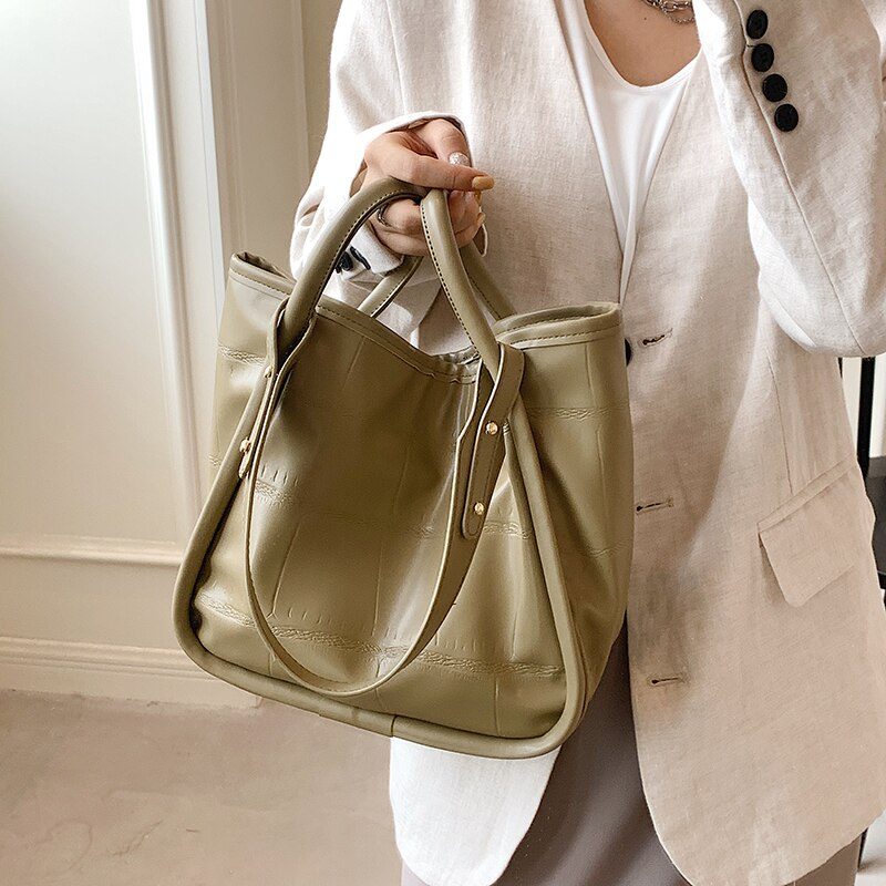 Peniche Crossbody-håndtaske I Læder Til Kvinder - Sort