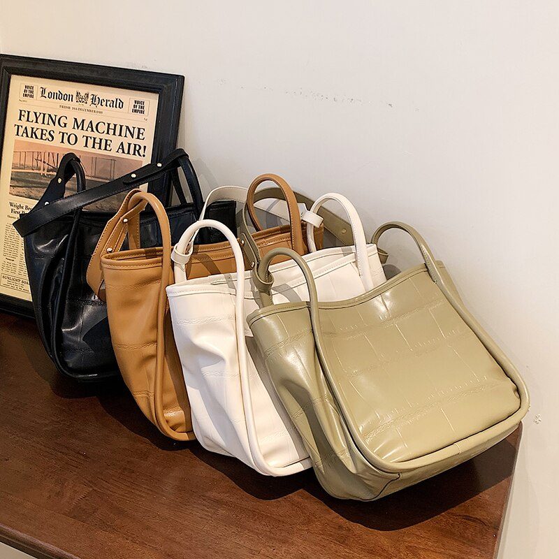 Peniche Crossbody-håndtaske I Læder Til Kvinder - Sort