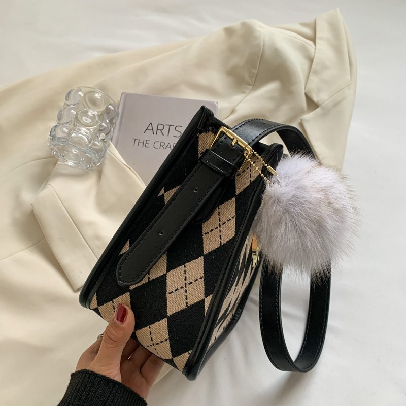 Peniche Small Canvas Crossbody-håndtaske Til Kvinder - Kaffe