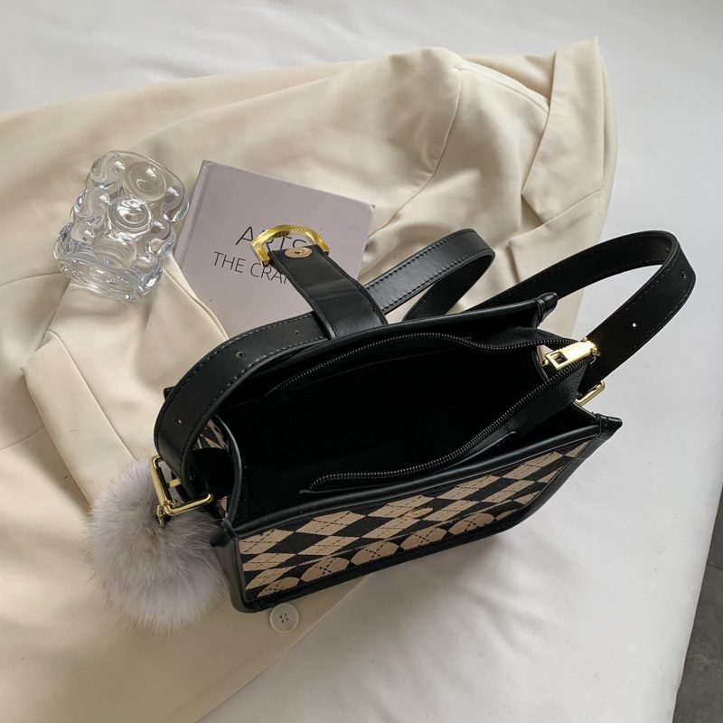 Peniche Small Canvas Crossbody-håndtaske Til Kvinder - Kaffe
