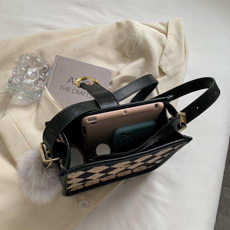 Peniche Small Canvas Crossbody-håndtaske Til Kvinder - Kaffe