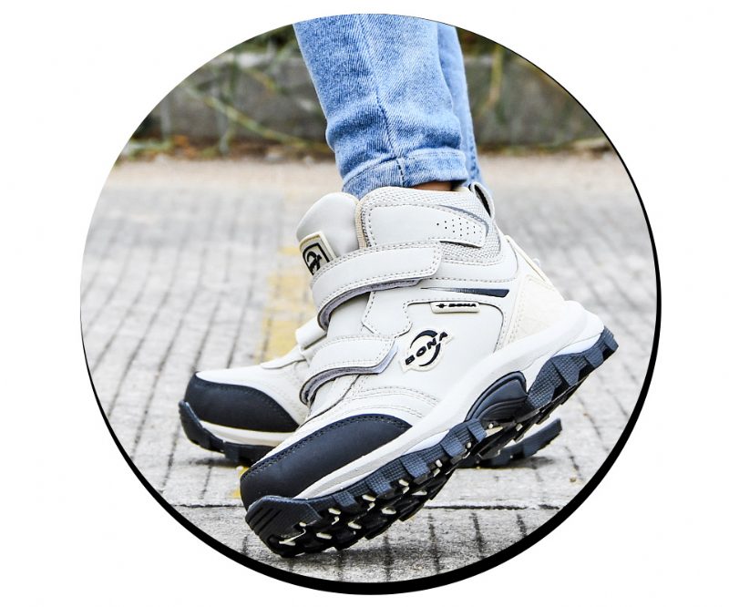 Peraud High Top Sneaker Til Drenge - Grå