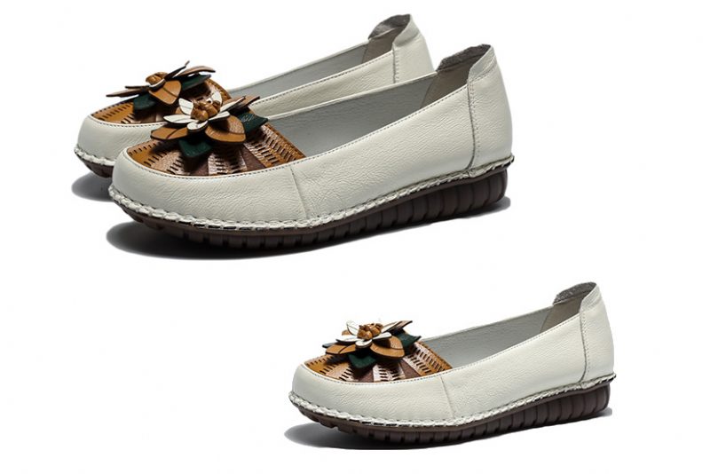 Perla Dame Loafer Sko - Hvid