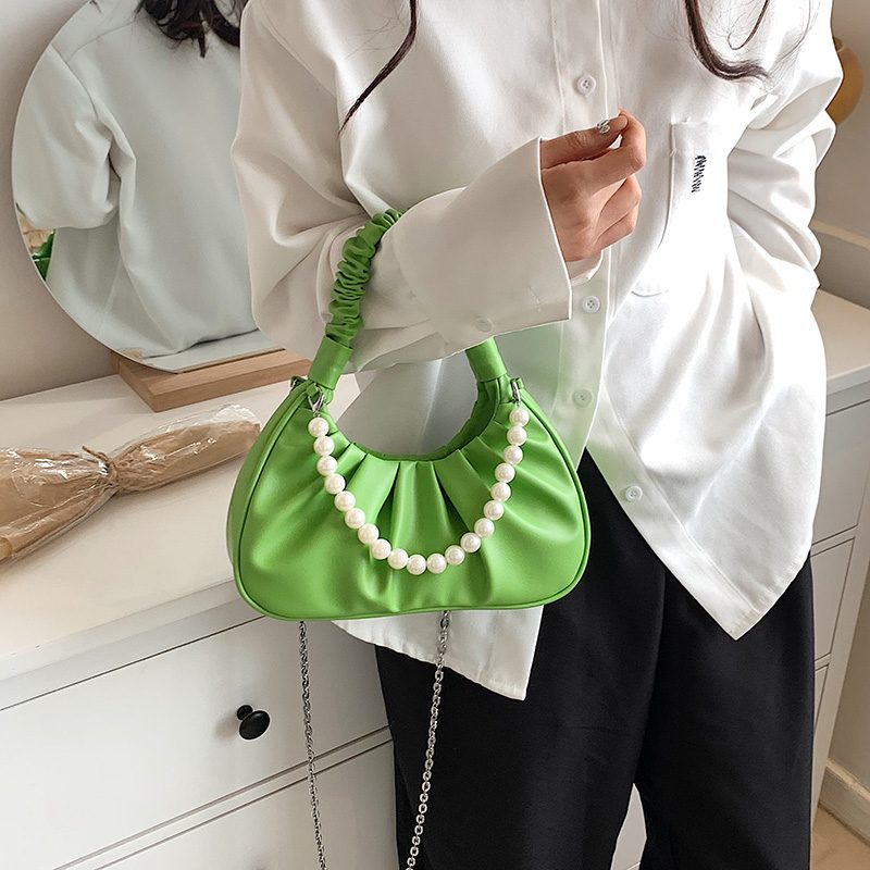 Perla Small Luxury Crossbody-håndtaske Til Kvinder - Sort