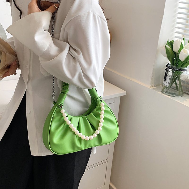 Perla Small Luxury Crossbody-håndtaske Til Kvinder - Sort