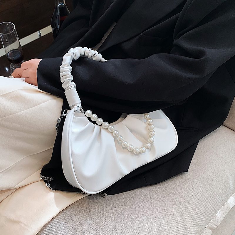 Perla Small Luxury Crossbody-håndtaske Til Kvinder - Sort