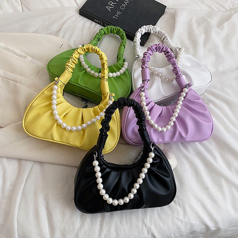 Perla Small Luxury Crossbody-håndtaske Til Kvinder - Sort