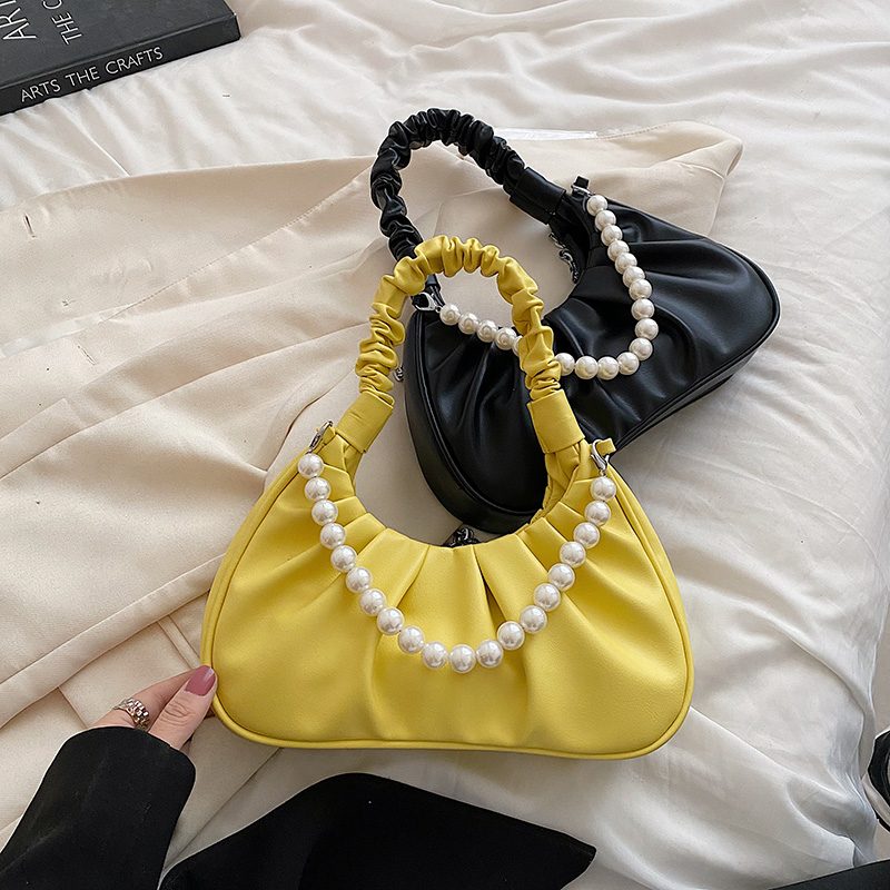 Perla Small Luxury Crossbody-håndtaske Til Kvinder - Sort