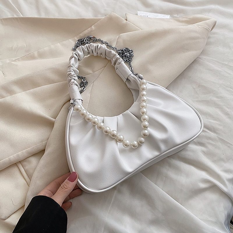 Perla Small Luxury Crossbody-håndtaske Til Kvinder - Sort