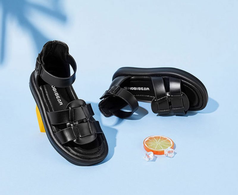 Persa Piges Romerske Sandal - Sort