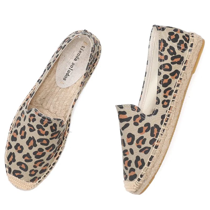 Petra Dame Slip On Espadrilles - Brun