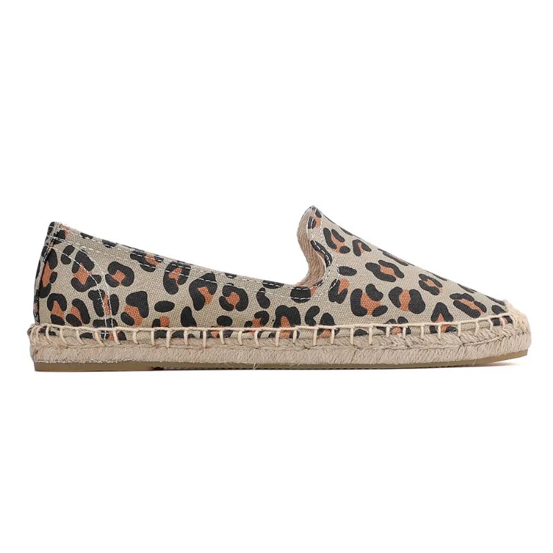 Petra Dame Slip On Espadrilles - Brun