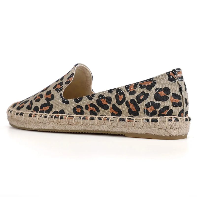 Petra Dame Slip On Espadrilles - Brun