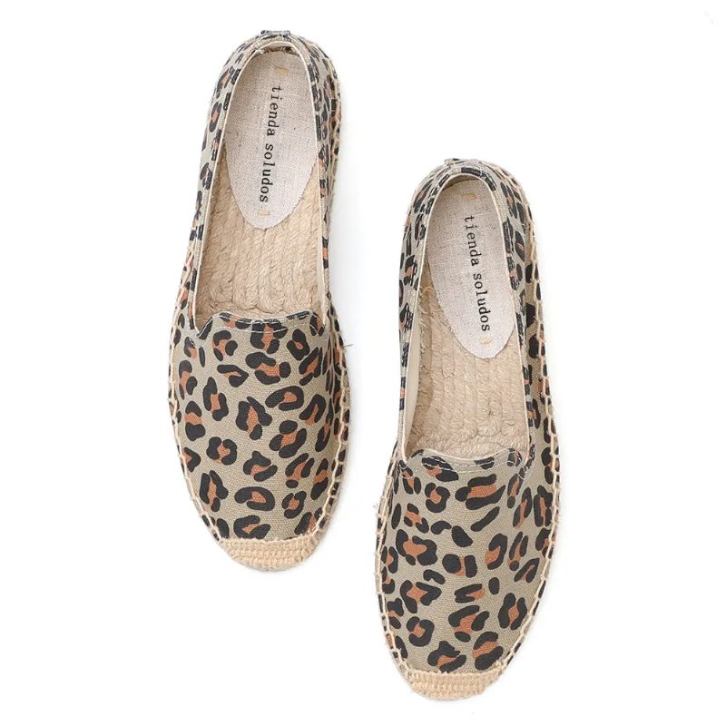 Petra Dame Slip On Espadrilles - Brun