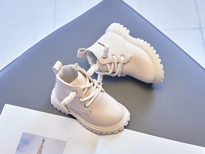Pietra Unisex Martin-støvle Til Børn - Beige