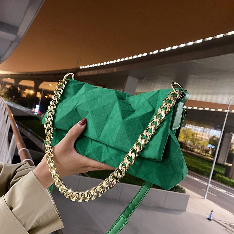 Pilar Crossbody-håndtaske Med Lille Skulder Til Kvinder - Grøn