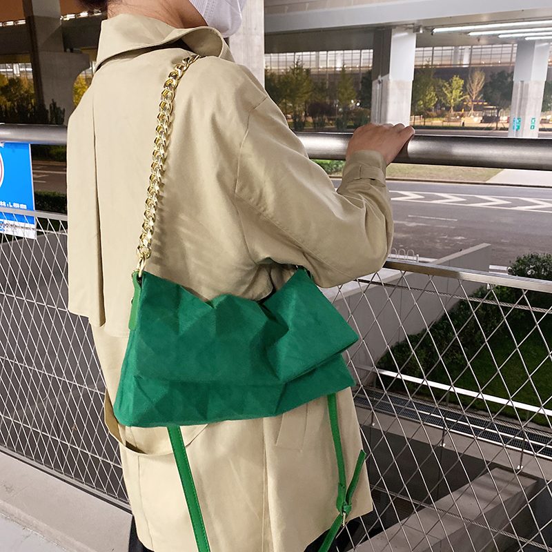 Pilar Crossbody-håndtaske Med Lille Skulder Til Kvinder - Grøn
