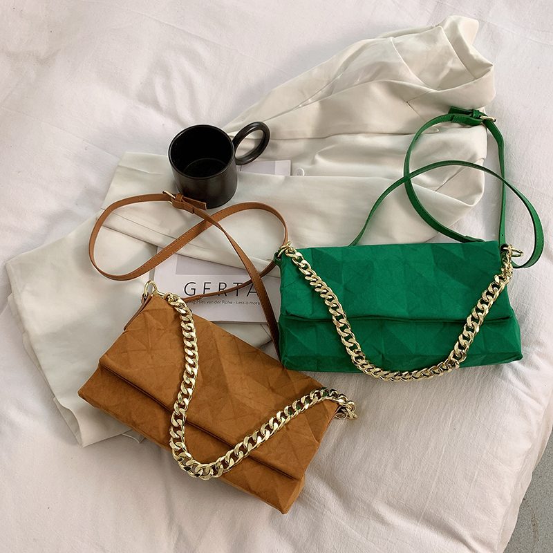 Pilar Crossbody-håndtaske Med Lille Skulder Til Kvinder - Grøn