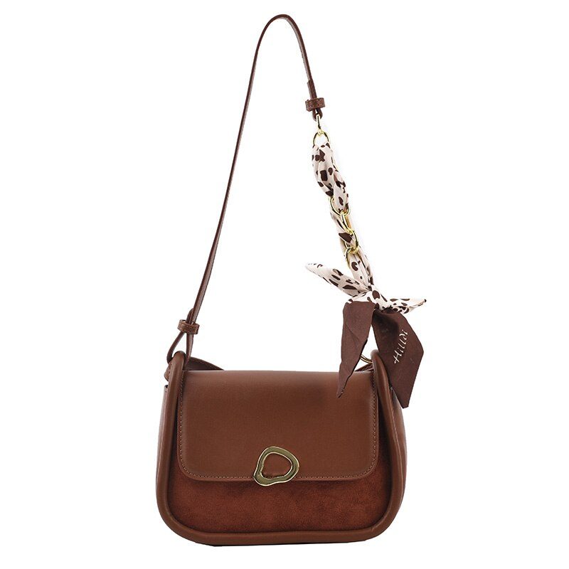 Pinino Small Crossbody-håndtaske I Læder Til Kvinder - Brun