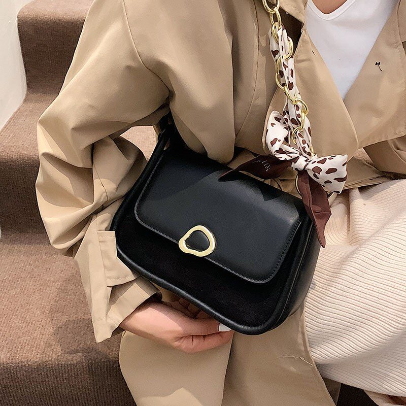 Pinino Small Crossbody-håndtaske I Læder Til Kvinder - Brun