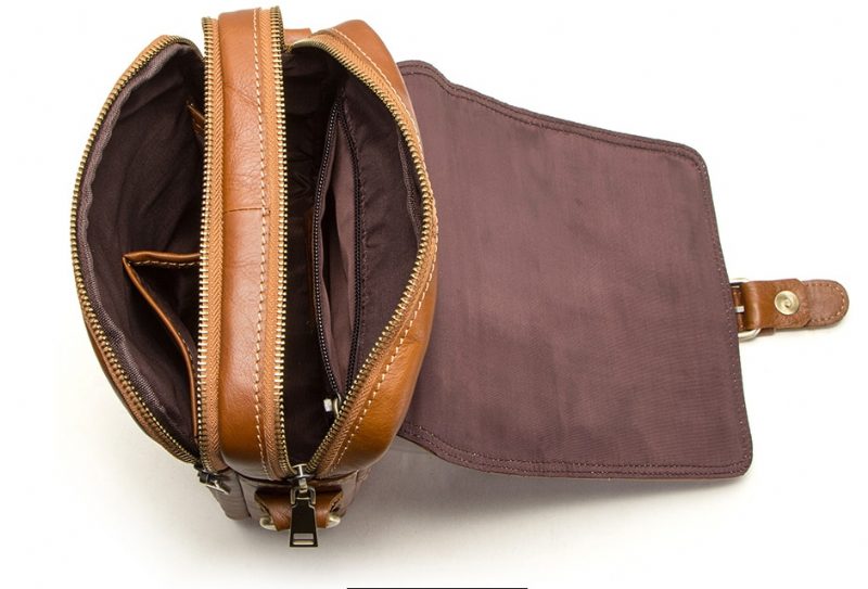 Pinto Messenger Håndtaske Til Mænd - Kaffe
